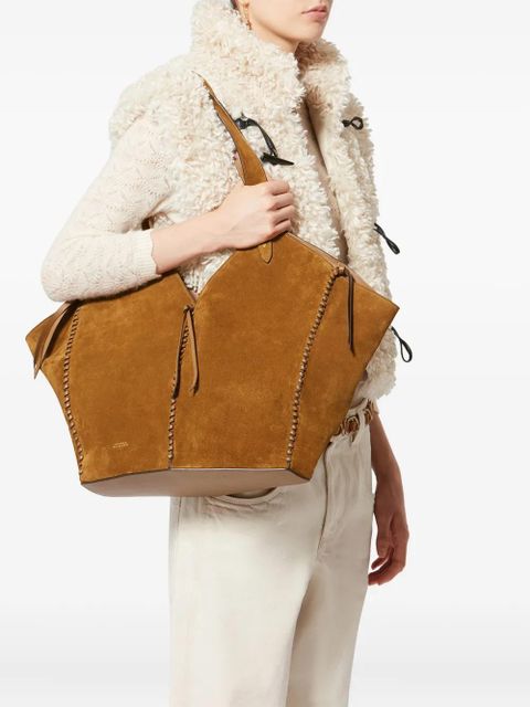 ISABEL MARANT stitched tampa tote shoulder bag - Brown - zdjęcie produktu nr 2