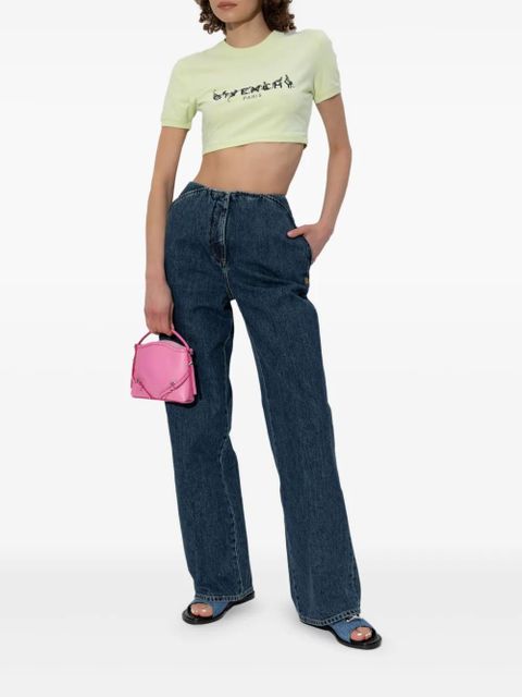 Givenchy 4G-embroidered straight-leg jeans - Blue - zdjęcie produktu nr 2