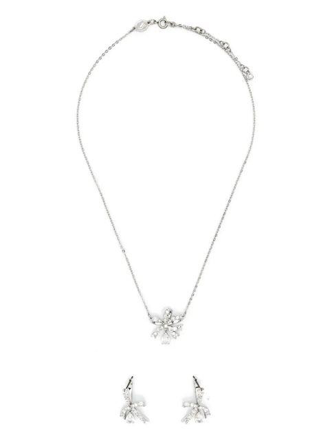 Swarovski Volta bow two-piece set - Silver - zdjęcie produktu nr 1