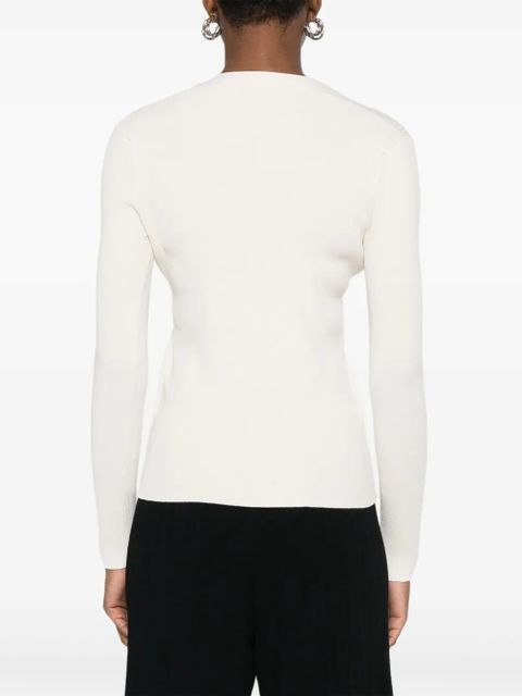 Weekend Max Mara ribbed-knit cardigan - Neutrals