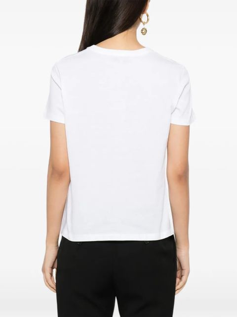 TOM FORD logo-embroidered cotton T-shirt - White