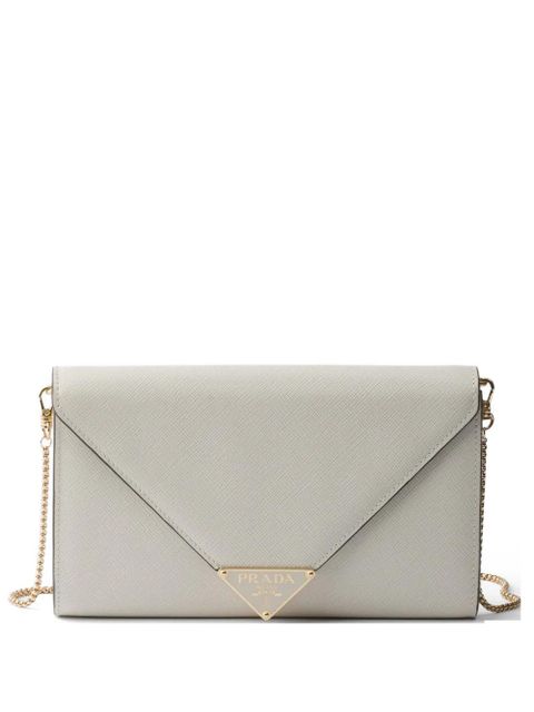 Prada mini Saffiano leather bag - Grey - zdjęcie produktu nr 1