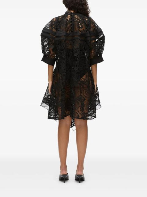 3.1 Phillip Lim lace mini dress - Black