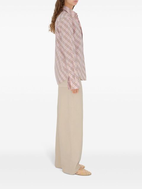 Burberry checkered shirt - Pink