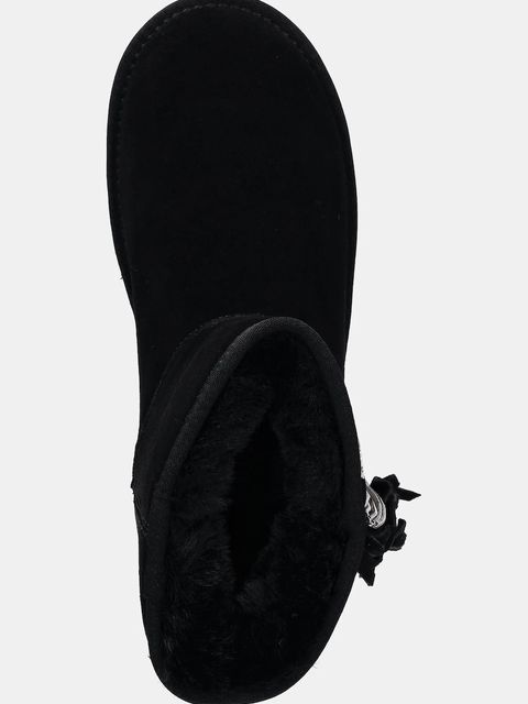 Liu Jo śniegowce zamszowe JANE 09 kolor czarny SF5109PX00222222