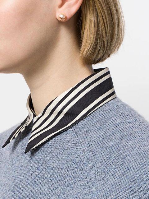 Tory Burch double-T stud earrings - Pink - zdjęcie produktu nr 2