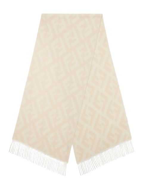 FENDI cashmere scarf - Neutrals - zdjęcie produktu nr 2