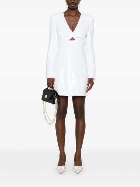 Self-Portrait sequin mini dress - White - zdjęcie produktu nr 2