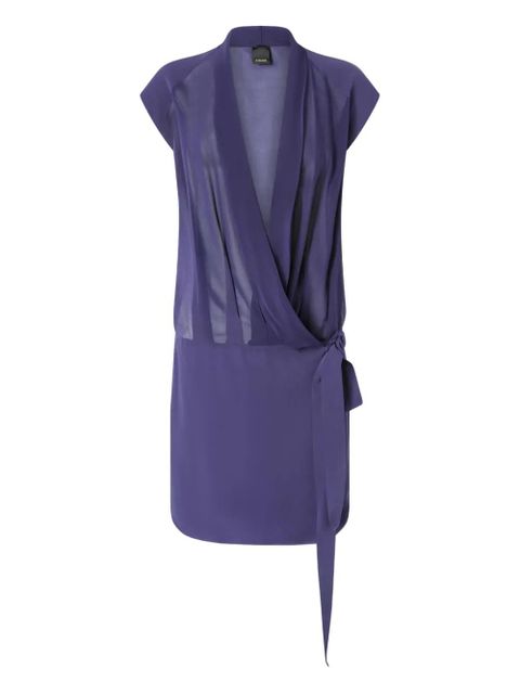 PINKO tie-waist short dress - Purple - zdjęcie produktu nr 1
