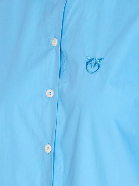 PINKO embroidered logo shirt - Blue - zdjęcie produktu nr 2