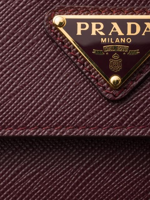 Prada leather shoulder bag - Purple