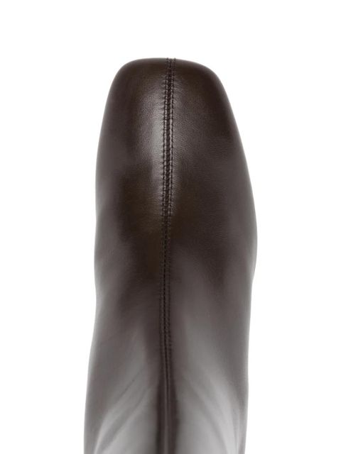 TOTEME 35mm nappa ankle boots - Brown