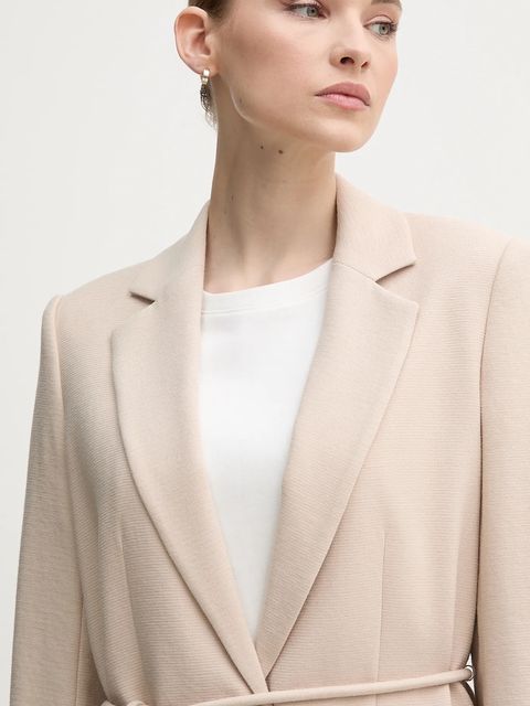 Marc Aurel marynarka kolor beżowy jednorzędowa gładka 3921-2020-93404