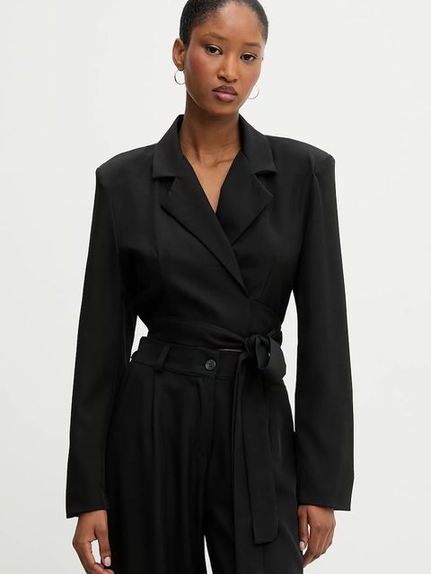 Answear.LAB marynarka i spodnie damski kolor czarny