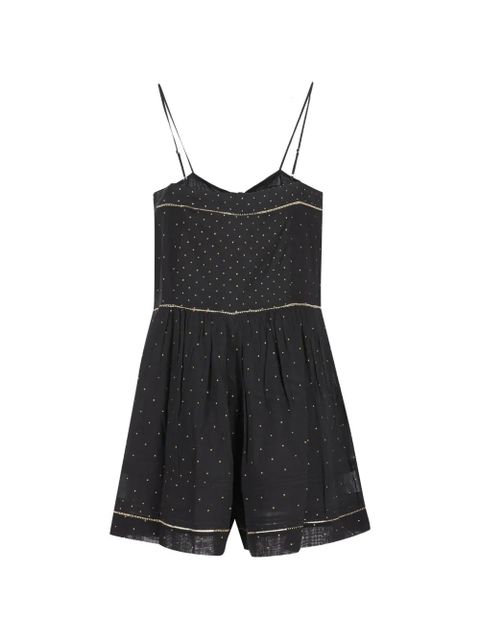 ISABEL MARANT Vickie polka-dot romper - Black - zdjęcie produktu nr 2