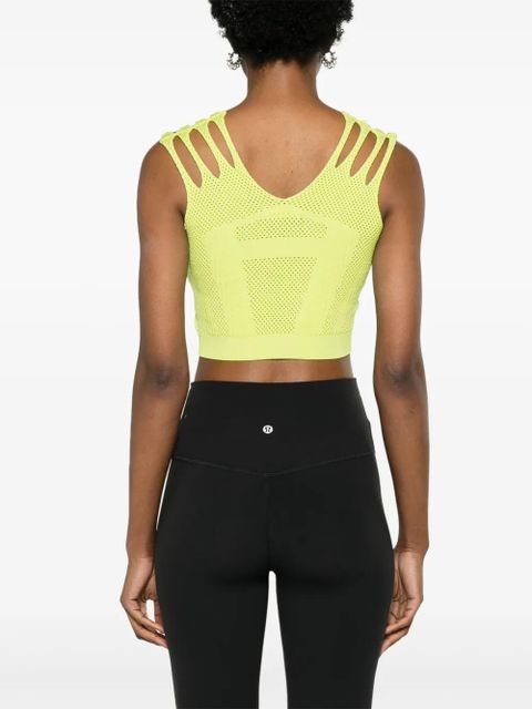 MISBHV Future mesh crop top - Green