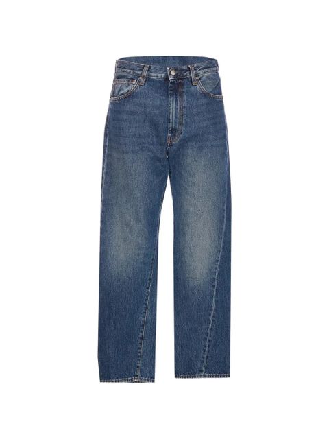 TOTEME twisted patch logo jeans - Blue - zdjęcie produktu nr 1