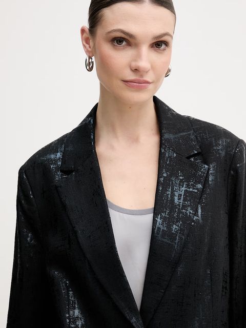 Silvian Heach marynarka z dodatkiem lnu KHUTLO