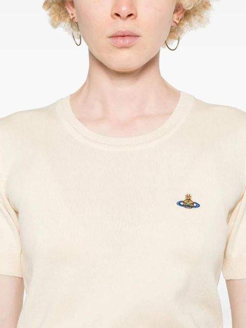 Vivienne Westwood Bea ribbed-knit top - Neutrals
