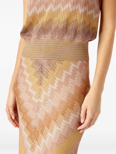 Missoni zigzag top - Orange