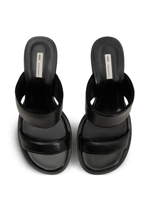 AMI Paris Piano sandals - Black