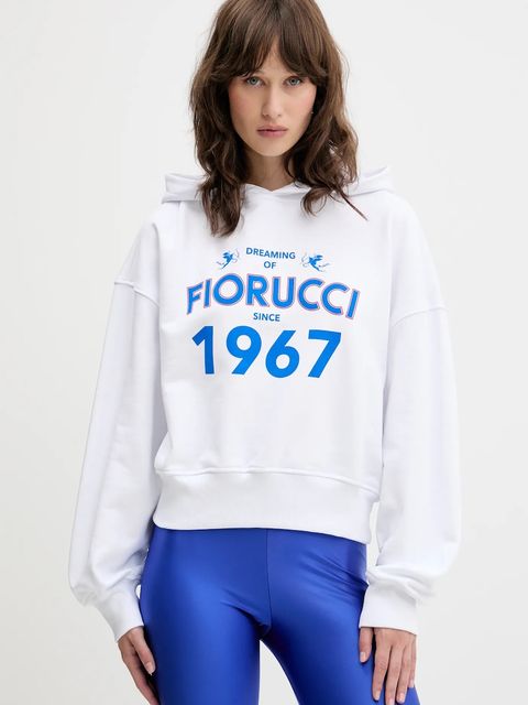 Fiorucci bluza bawełniana Dreaming 1967 Print Boxy Fit Cropped Hoodie - zdjęcie produktu nr 2