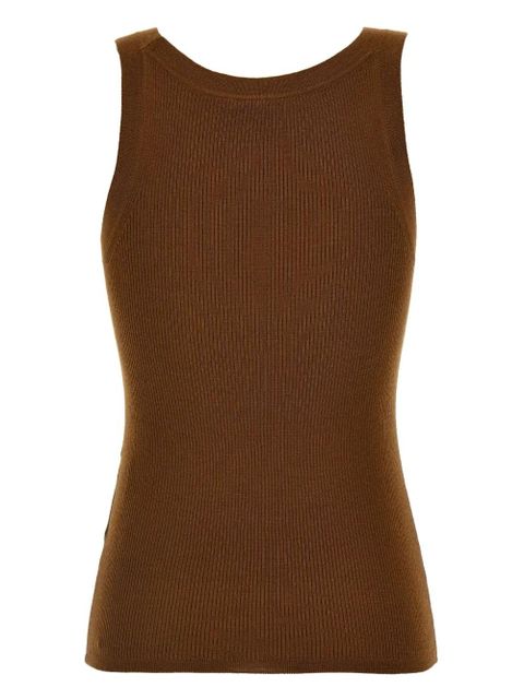 Max Mara Eliadi tank top - Brown