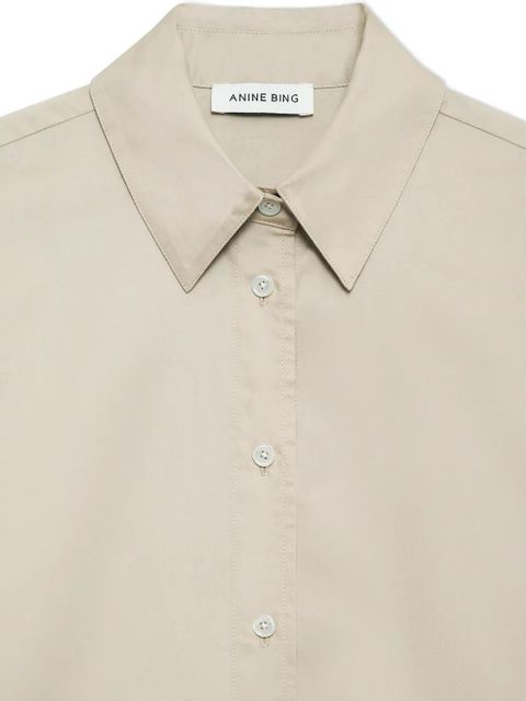 ANINE BING Essie button-down shirt - Neutrals
