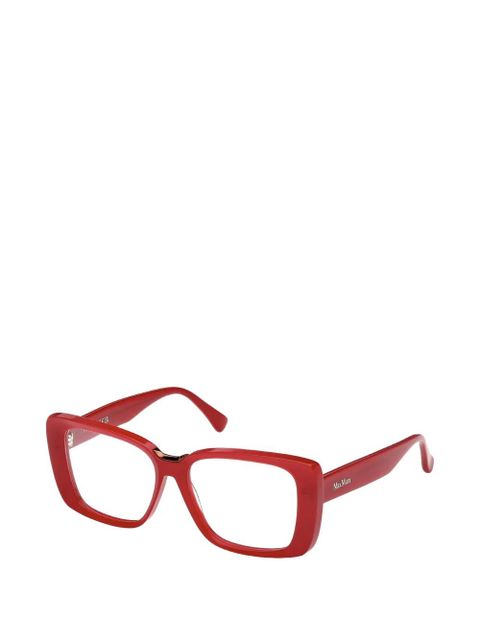 Max Mara Eyewear square-frame glasses - Red - zdjęcie produktu nr 2