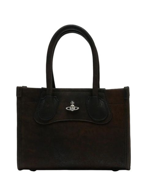 Vivienne Westwood small Troy removable chain tote bag - Brown - zdjęcie produktu nr 1