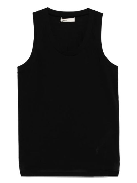 KHAITE Isha round-neck sleeveless top - Black - zdjęcie produktu nr 1