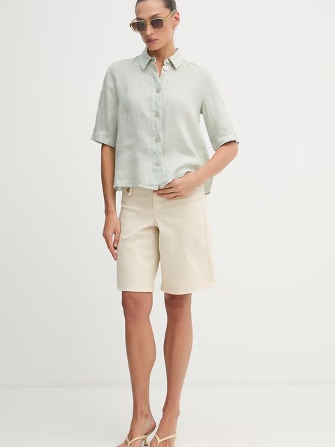 United Colors of Benetton koszula damska lniana - zdjęcie produktu nr 1