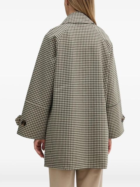 Barbour Kennedy Houndstooth zip-up coat - Neutrals