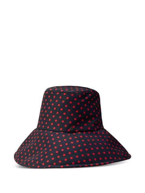 Maison Michel Isabella polka-dot hat - Black - zdjęcie produktu nr 1