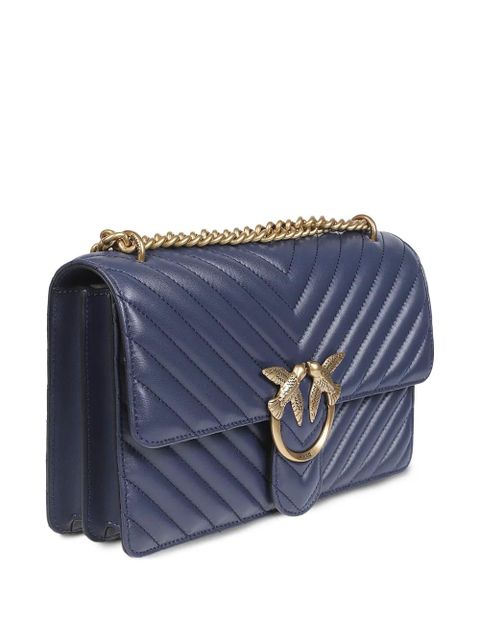 PINKO chevron-pattern chain-strap shoulder bag - Blue - zdjęcie produktu nr 2