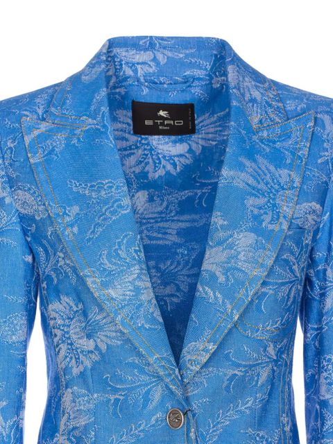 ETRO buttoned blazer - Blue