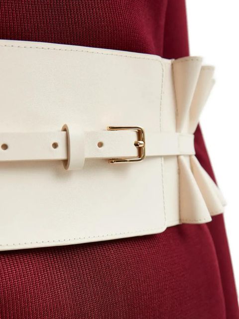 ZIMMERMANN ruffled leather belt - Neutrals - zdjęcie produktu nr 2