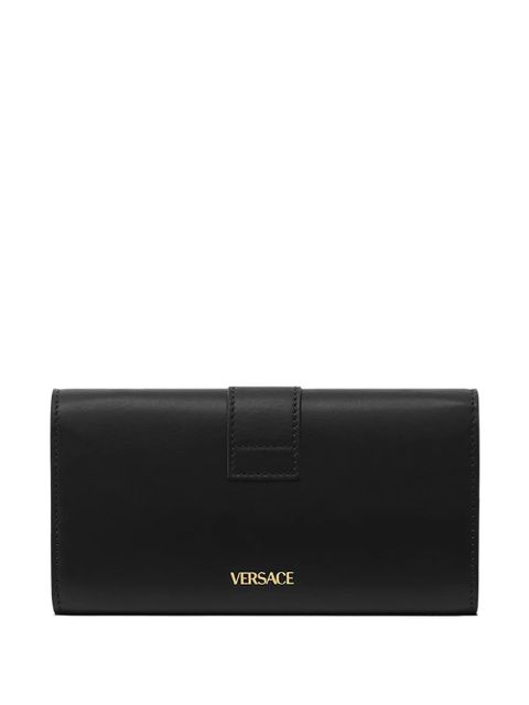 Versace V-logo chain clutch bag - Black - zdjęcie produktu nr 2