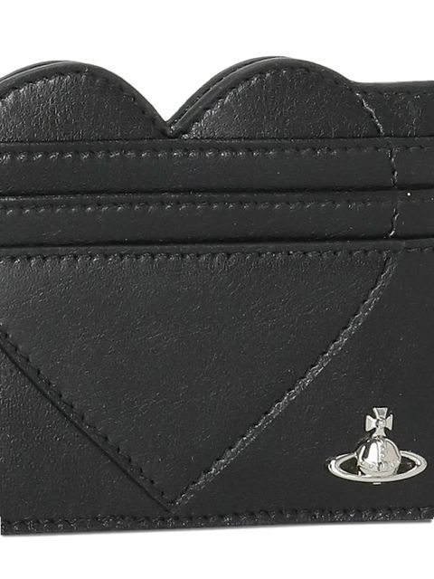 Vivienne Westwood Orb-appliqué cardholder - Black