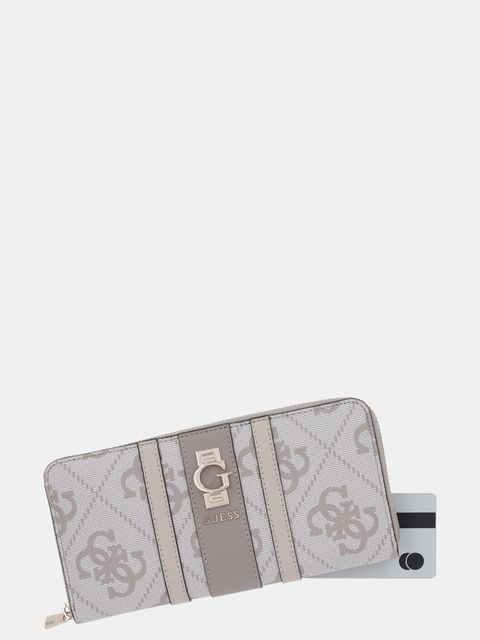 Guess portfel ERENIA damski kolor beżowy SWSO78 38146