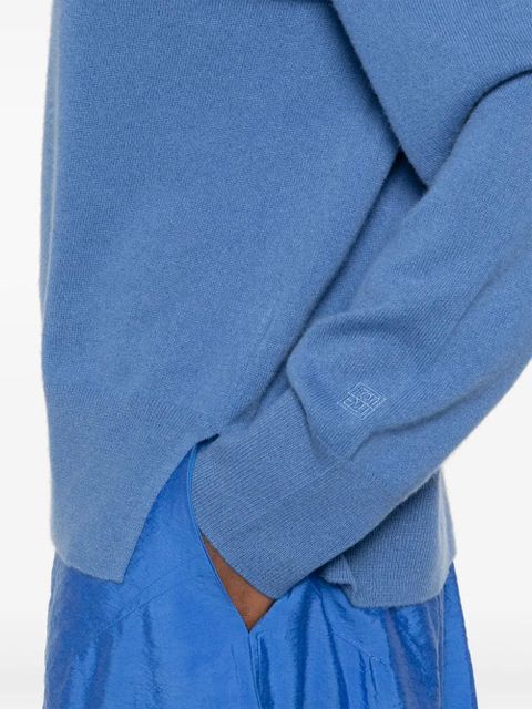 TOTEME crew-neck cashmere sweater - Blue