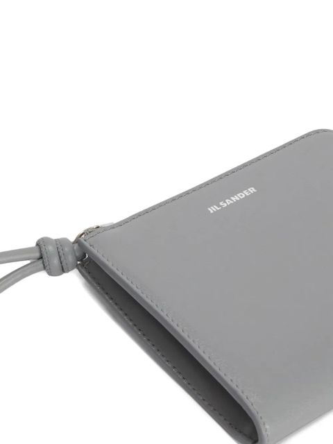 Jil Sander leather wallet - Grey