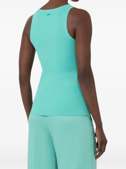 Max Mara Mxmghiro ribbed tank top - Green - zdjęcie produktu nr 2