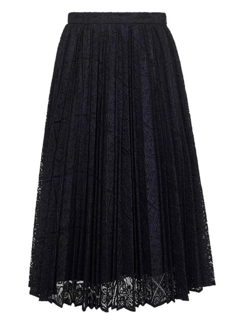 Max Mara Leandro pleated midi skirt - Blue - zdjęcie produktu nr 1