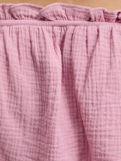 Answear.LAB sukienka bawełniana kolor różowy midi rozkloszowana