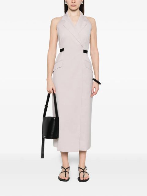 Max Mara flap-pockets midi dress - Neutrals - zdjęcie produktu nr 2