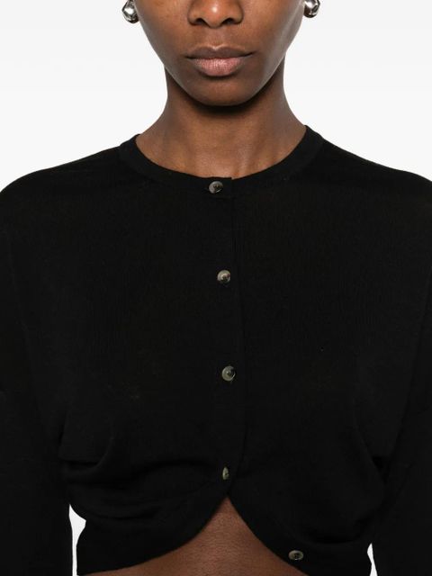 KHAITE Finn cardigan - Black