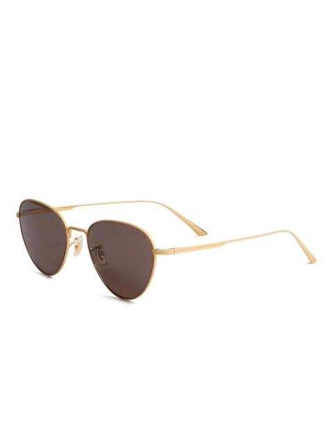 KHAITE triangular-frame sunglasses - Gold - zdjęcie produktu nr 2