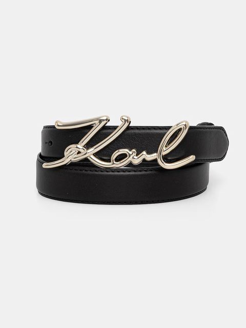 Karl Lagerfeld pasek damski skórzany K/SIGNATURE - zdjęcie produktu nr 1