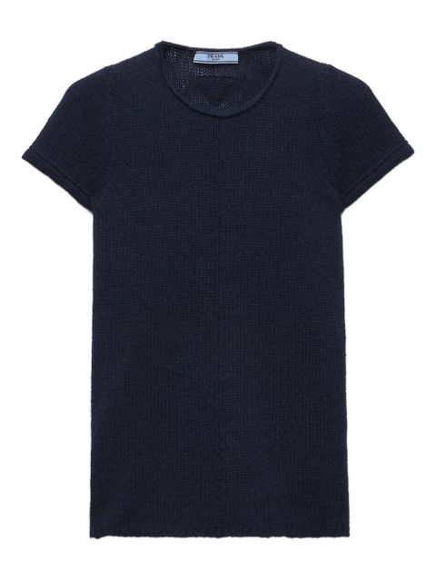 Prada cashmere T-shirt - Blue - zdjęcie produktu nr 1